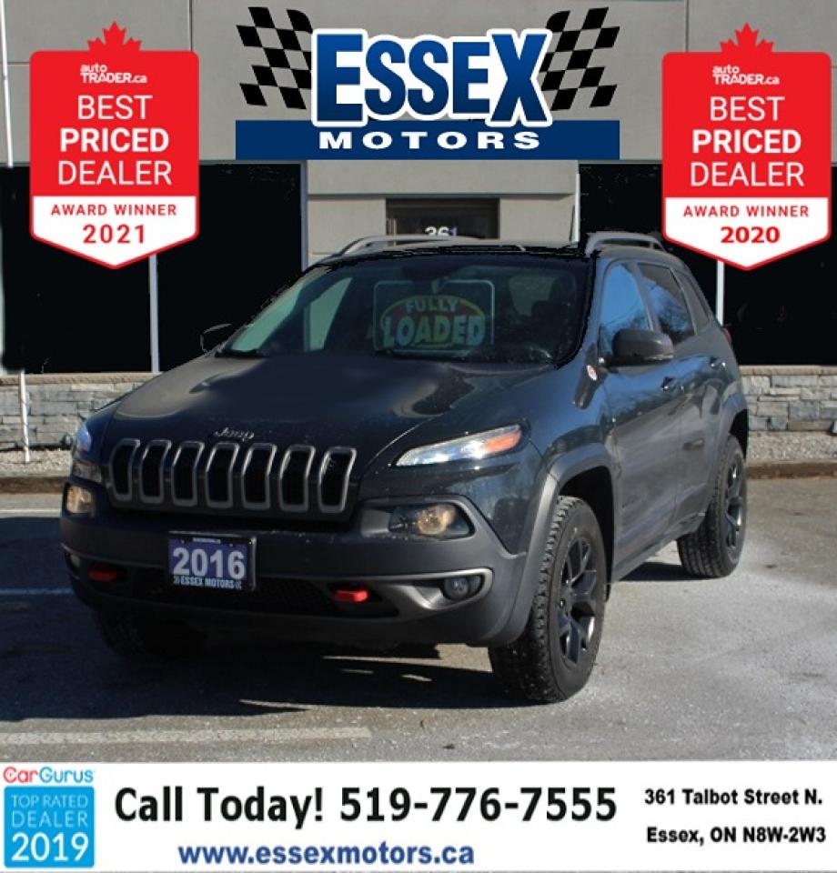 2016 Jeep Cherokee Trailhawk*Low Ks*4x4*Heated Leather*Moon Roof*BT - Photo #1