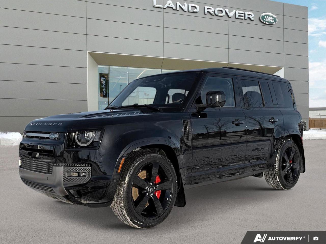 Defender X stands as the ultimate shield, built to protect without compromise. Powerful, precise, and relentless, it keeps you one step ahead of every threat.
Experience the pinnacle of luxury and capability with the 2025 Land Rover Defender X. This cutting-edge SUV combines rugged performance with refined elegance, perfect for the discerning adventurer.

- Efficient 3.0L 6-cylinder engine with AWD for ultimate control
- Adaptive cruise control with stop-and-go functionality
- Innovative head-up display for enhanced safety
- Aerial view camera system for effortless maneuvering
- Starlight Satin Chrome Exterior Pack for a striking appearance
- Refrigerated centre console for on-the-go refreshments
- Cold Climate Package for year-round comfort

Dont miss this opportunity to own the future of off-road luxury. Reserve your 2025 Land Rover Defender X today or contact Land Rover Winnipeg to schedule a personalized consultation. Our expert team is ready to guide you through the features that make this vehicle truly exceptional.
At Land Rover Winnipeg, we dont just sell vehicles; we deliver an exceptional ownership experience with your new Land Rover:

- Exclusive Perks: Enjoy on-brand loaners and rental vehicles during your scheduled service appointments.

- Convenience at Your Door: Benefit from our Land Rover Valet concierge service for hassle-free vehicle servicing.

- Keep It Clean: Complimentary washes with every service visit.

- Luxurious Comfort: Visit our state-of-the-art facility with full coffee service and premium amenities.

- Expert Care: Our Land Rover-trained technicians are dedicated to the longevity and performance of your vehicle.

Dont see exactly what youre looking for in our new or pre-owned inventory? Let our team locate it for you!

Visit us today or call for a personalized experience:

Phone: 204-452-8030
Website: winnipeglandrover.com  

Dealer Permit #0112
Dealer permit #0112