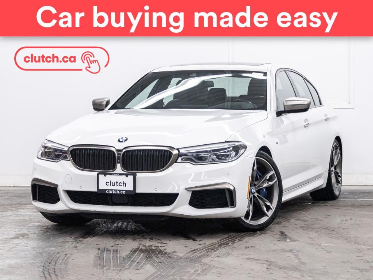 Used 2018 BMW 5 Series M550i xDrive w/ Navigation, Heated Front Seats, Rearview Camera for sale in Toronto, ON
