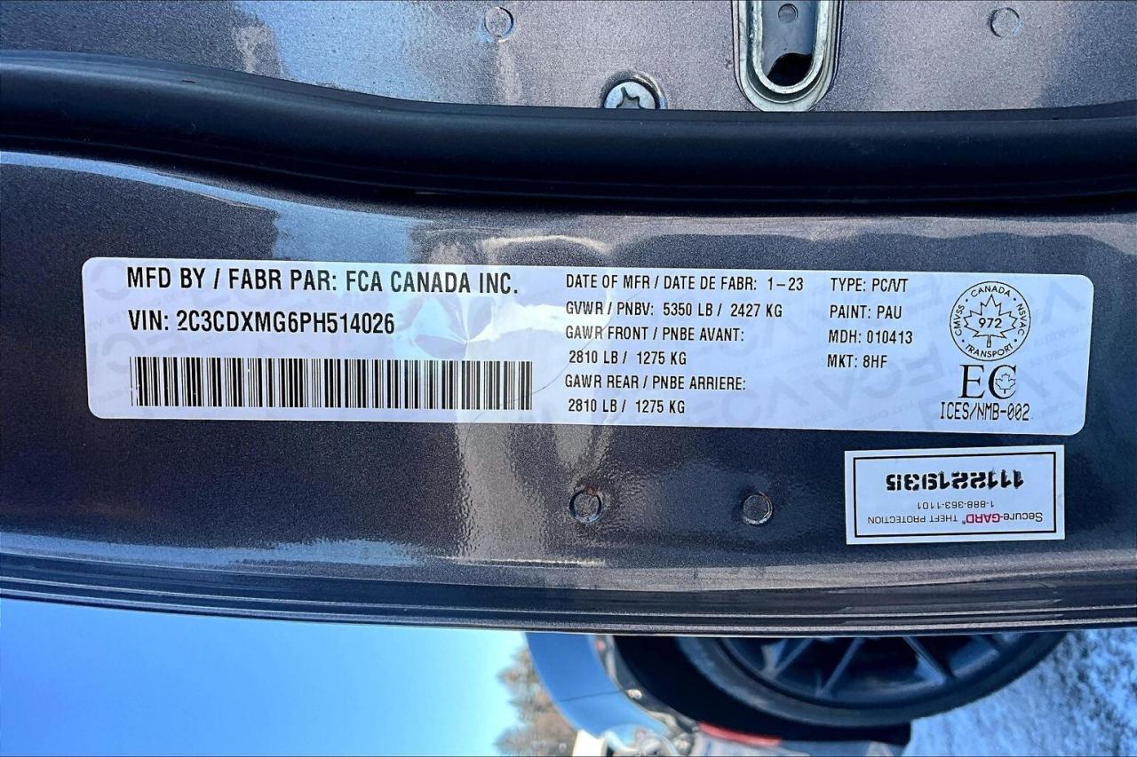 2023 Dodge Charger GT Plus | Tech Group | Sunroof | Alpine | NAV |AWD Photo