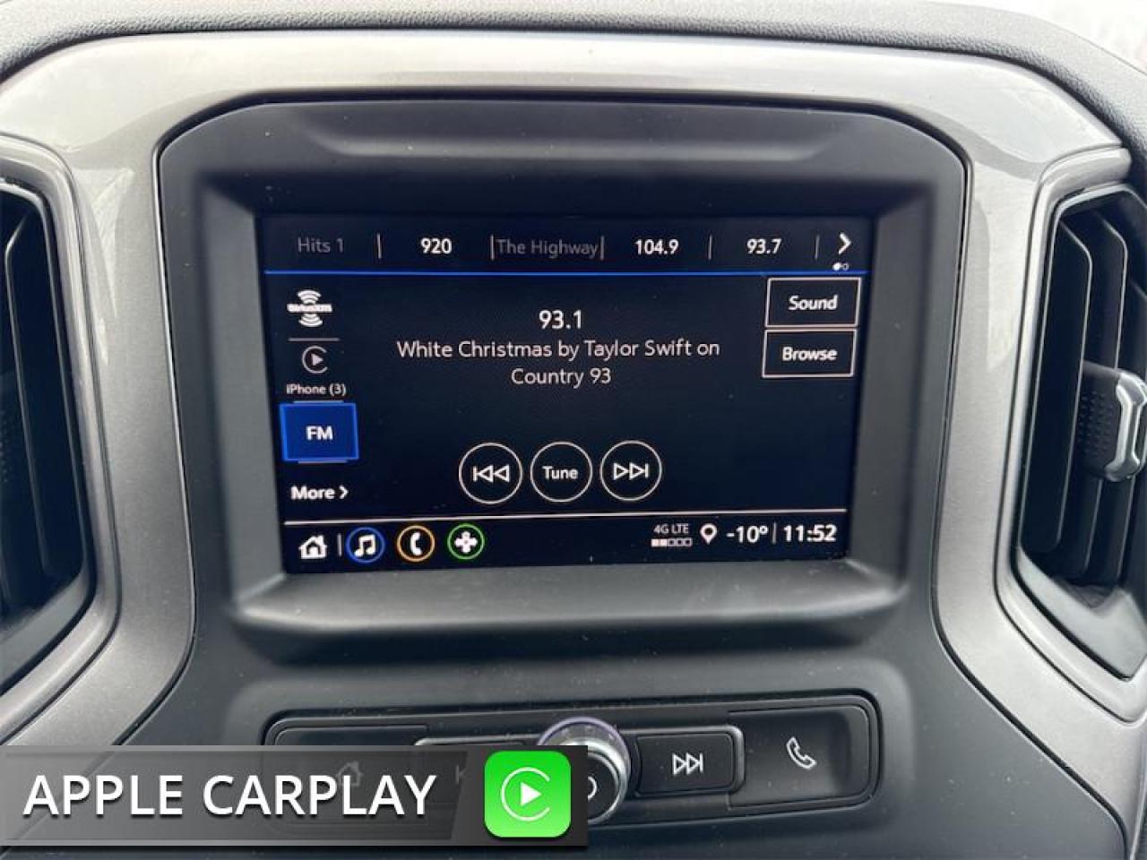 2023 Chevrolet Silverado 1500 Custom  Remote Start - $334 B/W Photo