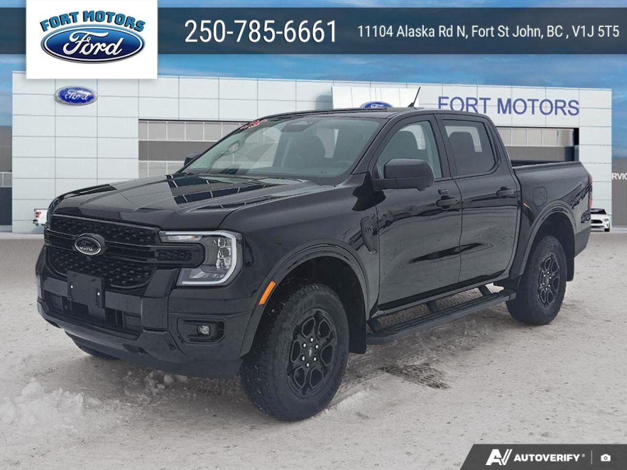 <p>Looking for a rugged and capable pickup thats ready for anything? Check out this brand-new 2025 Ford Ranger XLT, now available at Fort Motors! This Shadow Black beauty is more than just a truck; its a statement. With its bold design, powerful 2.7L EcoBoost engine, and advanced 4-wheel drive system, the Ranger XLT is built to conquer both city streets and off-road adventures. Inside, youll find a comfortable Ebony interior with cloth seats, perfect for those long drives.</p>
<p>This Ranger XLT is loaded with features designed to enhance your driving experience. The Black Appearance Package gives it a head-turning look, while the advanced technology packages provide convenience and safety. Whether youre hauling gear for work or heading out for a weekend getaway, this truck has you covered.</p>
<p>Here are five features that make this 2025 Ford Ranger XLT stand out:</p>
<ul>
<li><strong>Black Appearance Package:</strong> Turn heads with its sleek, all-black exterior accents.</li>
<li><strong>2.7L EcoBoost Engine:</strong> Experience impressive power and efficiency.</li>
<li><strong>Advanced Tow Package:</strong> Confidently haul trailers with ease, thanks to Pro Trailer Backup Assist.</li>
<li><strong>360-Degree Camera:</strong> Navigate tight spots and park with confidence.</li>
<li><strong>All-Weather Floor Liners:</strong> Protect your interior from the elements.</li>
</ul>
<p><strong><em>Powered by AutoIntelligence™</em></strong>
Vehicle information has been generated using artificial intelligence and is provided for informational purposes only. While efforts are made to ensure accuracy, please confirm all details directly with the dealer.</p>
