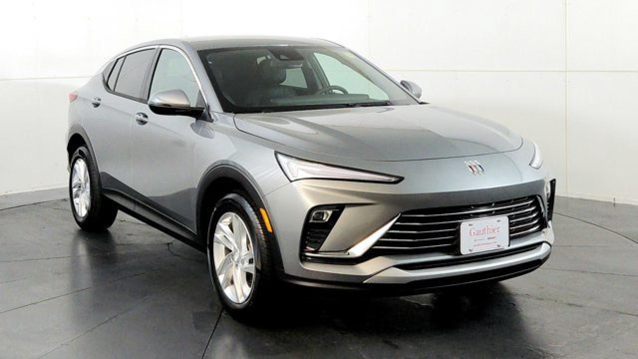 The 2026 Buick Envista Preferred serves as the well-equipped entry-level trim in the Envista lineup. Featuring a 1.2 L turbocharged three-cylinder engine (137 hp, 162 lb-ft) paired with a six-speed automatic transmission and front-wheel drive. It includes an 11-inch ultrawide infotainment touchscreen paired with an 8-inch driver information display, wireless Apple CarPlay and Android Auto, six-speaker audio system, remote keyless entry and start, heated front seats, heated flat-bottom steering wheel, and Buicks QuietTuning for a quiet ride. Standard safety features encompass the full Buick Driver Confidence suite, including automatic emergency braking, front pedestrian braking, lane-keep assist, forward collision alert, following distance indicator and IntelliBeam auto high beams.