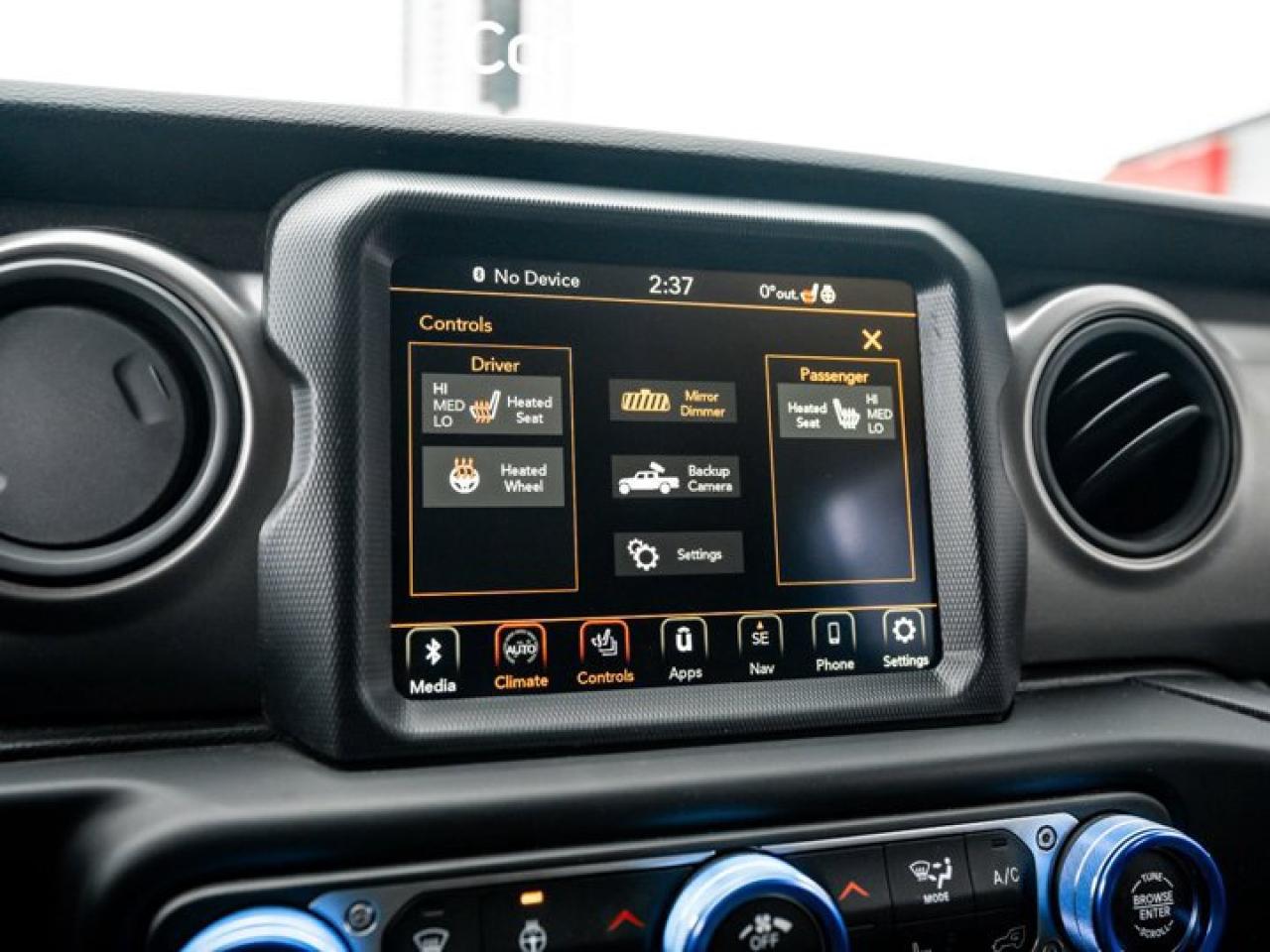 2023 Jeep Gladiator Willys Cold Weather Group Uconnect 4C NAV & Sound Group LED Headlamp & Fog Lamp Group Photo