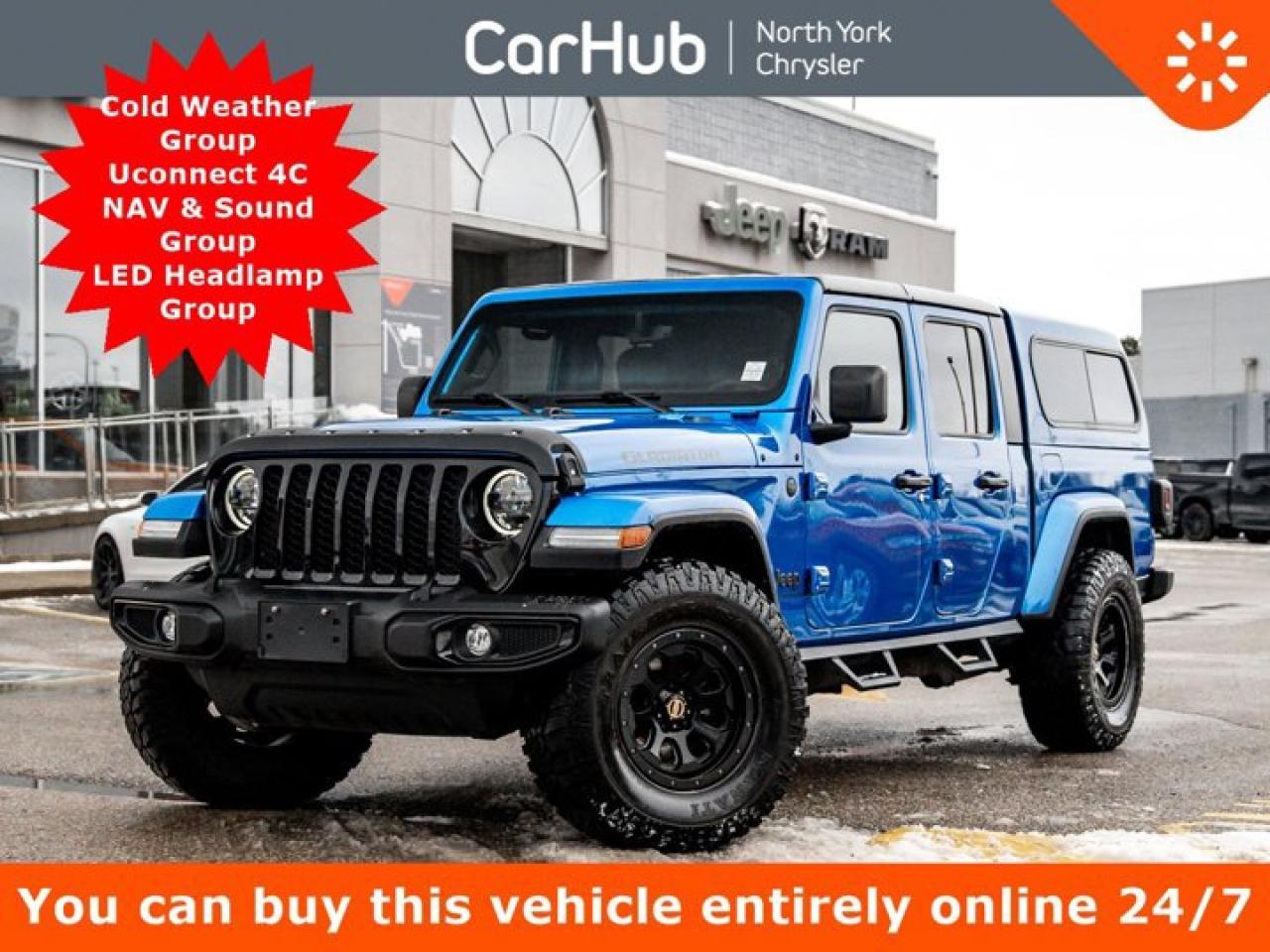 2023 Jeep Gladiator Willys Cold Weather Group Uconnect 4C NAV & Sound Group LED Headlamp & Fog Lamp Group Photo