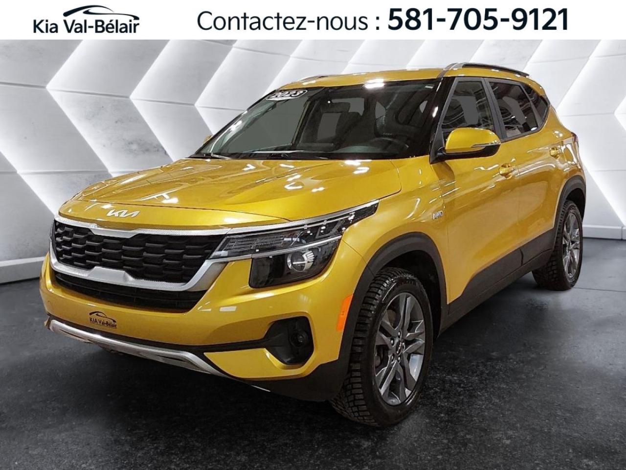 Used 2023 Kia Seltos EX *AWD *TOIT *CUIR *CAMERA *CARPLAY *SIEGES/VOLANT CHAUFF for sale in Québec, QC