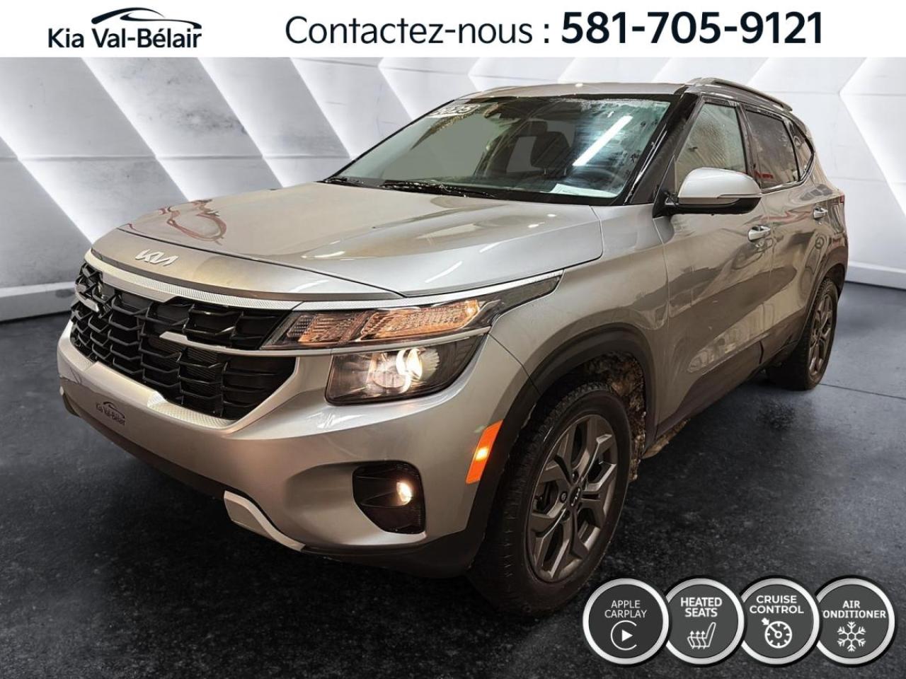 Used 2025 Kia Seltos LX *AWD *CRUISE *CAMERA *CARPLAY *SIEGES CHAUFF for sale in Québec, QC