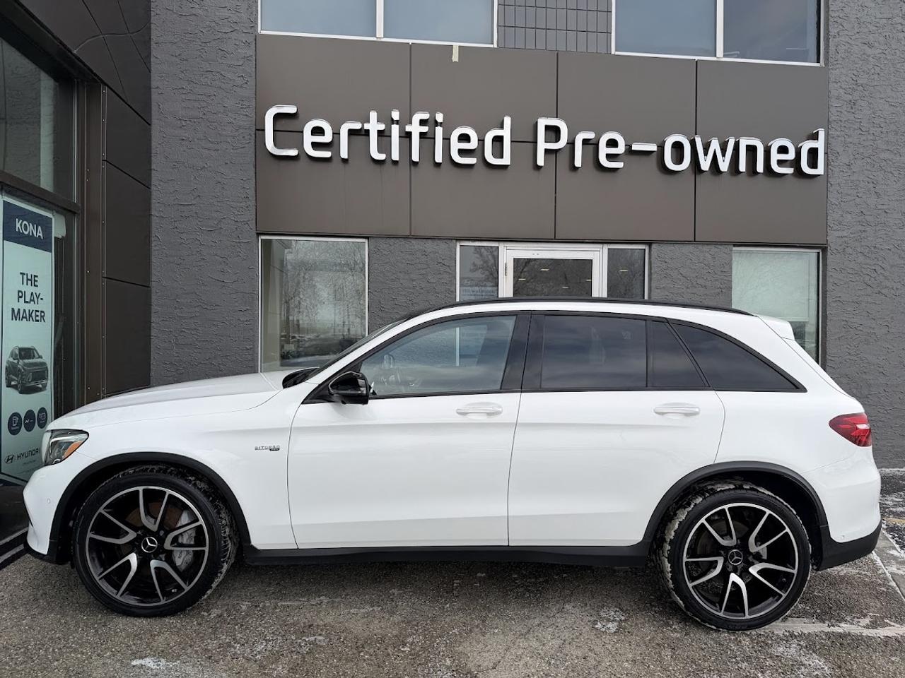 This ACCIDENT FREE Mercedes GLC43 AMG comes fully loaded with a reliable and responsive 3.0L V6 TURBOCHARGED motor, automatic transmission with selectable drive modes, an amazing 4MATIC ALL WHEEL DRIVE system, 21-inch alloy wheels with new rubber, front & rear parking sensors, intelligent LED headlights, NAVIGATION system, sport-tuned suspension, premium braking system, Blind Spot Detection, an impressive 14-speaker BURMESTER surround sound system, sport steering wheel, back-up camera, PANORAMIC ROOF, Forward Collision Avoidance Assist with automatic emergency braking, power liftgate, dual zone automatic climate control, proximity key with push start ignition and much more!!!