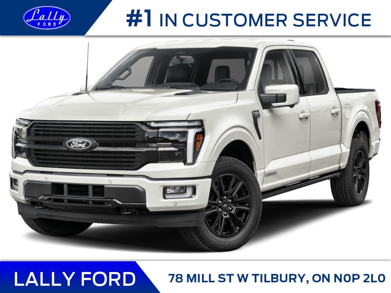 New 2025 Ford F-150 Platinum 4WD SuperCrew 5.5' Box for sale in Tilbury, ON