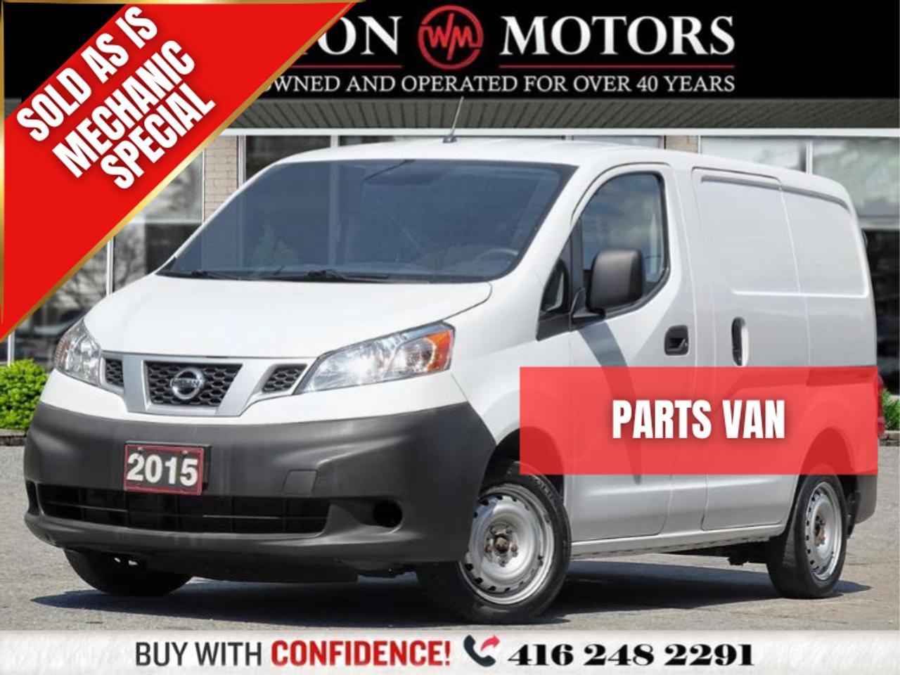 2015 Nissan NV200 SOLD AS IS*S