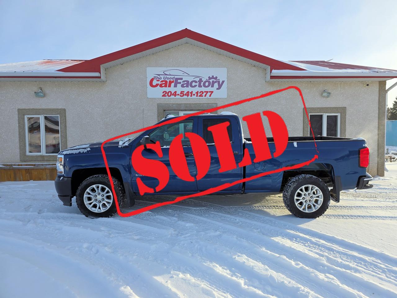 <p data-start=96 data-end=193><strong data-start=96 data-end=193>***sold***</strong></p><p data-start=96 data-end=193><strong data-start=96 data-end=193>🚗 FOR SALE AT THE USED CAR FACTORY: 2017 Chevy Silverado 1500 Double Cab W/T &ndash; 4.3L V6 &ndash; 4x4</strong></p><p data-start=195 data-end=442>Looking for a tough, reliable truck that&rsquo;s ready to work?&nbsp;<strong data-start=253 data-end=277>The Used Car Factory</strong> is proud to offer this <strong data-start=301 data-end=356>2017 Chevrolet Silverado 1500 Double Cab Work Truck</strong>&mdash;a dependable, clean-running pickup loaded with the essentials and a few great extras.</p><p data-start=444 data-end=473><strong data-start=444 data-end=473>🔧 Features & Highlights:</strong></p><ul data-start=474 data-end=934><li data-start=474 data-end=537><p data-start=476 data-end=537><strong data-start=476 data-end=495>4.3L EcoTec3 V6</strong> &ndash; strong, efficient, proven reliability</p></li><li data-start=538 data-end=607><p data-start=540 data-end=607><strong data-start=540 data-end=547>4x4</strong> &ndash; perfect for job sites, off-road use, and winter weather</p></li><li data-start=608 data-end=670><p data-start=610 data-end=670><strong data-start=610 data-end=624>Double Cab</strong> &ndash; plenty of room for crew, tools, or family</p></li><li data-start=671 data-end=724><p data-start=673 data-end=724><strong data-start=673 data-end=688>W/T Package</strong> &ndash; durable, easy-to-clean interior</p></li><li data-start=725 data-end=771><p data-start=727 data-end=771><strong data-start=727 data-end=740>Bluetooth</strong> &ndash; hands-free calling & audio</p></li><li data-start=772 data-end=811><p data-start=774 data-end=811><strong data-start=774 data-end=809>Factory Hitch / Tow-Ready Setup</strong></p></li><li data-start=812 data-end=876><p data-start=814 data-end=876><strong data-start=814 data-end=836>Spray-In Bed Liner</strong> &ndash; protects the bed, ready for hauling</p></li></ul><p data-start=936 data-end=1056><strong data-start=936 data-end=1056>👍 This Silverado is clean, capable, and ready to handle whatever you throw at it&mdash;work, towing, or everyday driving.</strong></p><p data-start=1058 data-end=1163><strong data-start=1058 data-end=1082>📍</strong>We offer on -the- spot financing; we finance all levels of credit.</p><p>Comes with a 3 month Warranty at no extra cost, several upgrade options available.</p><p>All our vehicles come with a Manitoba safety.</p><p>Proud members of The Manitoba Used Car Dealer Association as well as the Manitoba Chamber of Commerce.</p><p>All payments, and prices, are plus applicable taxes. The Used Car Factorys Dealers permit is #4821</p>
