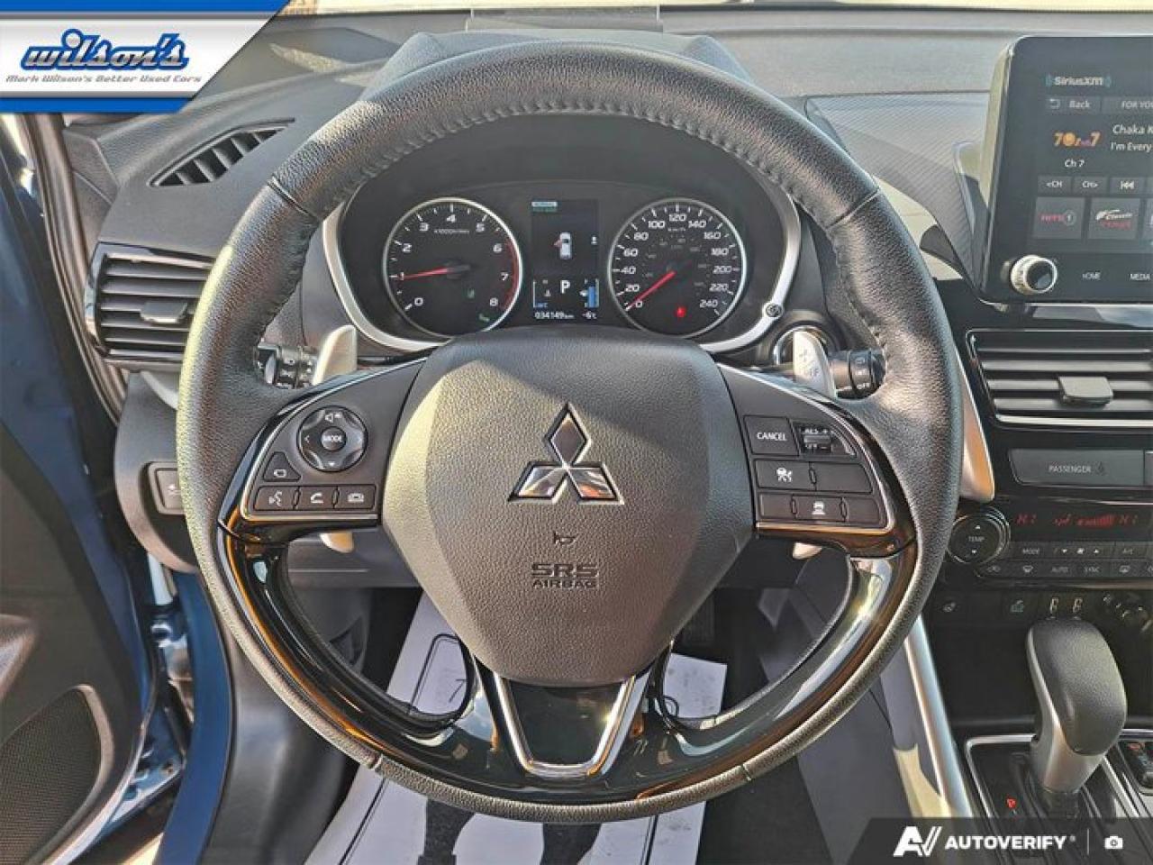 2023 Mitsubishi Eclipse Cross SEL S-AWC | Split Leather + Suede | Heated Seats + Steering | HUD | Adaptive Cruise | CarPlay & More Photo