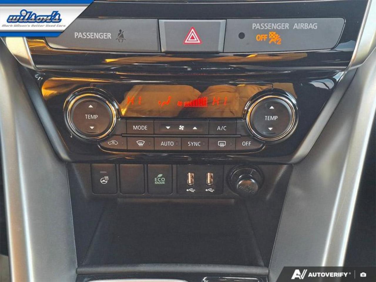 2023 Mitsubishi Eclipse Cross SEL S-AWC | Split Leather + Suede | Heated Seats + Steering | HUD | Adaptive Cruise | CarPlay & More Photo