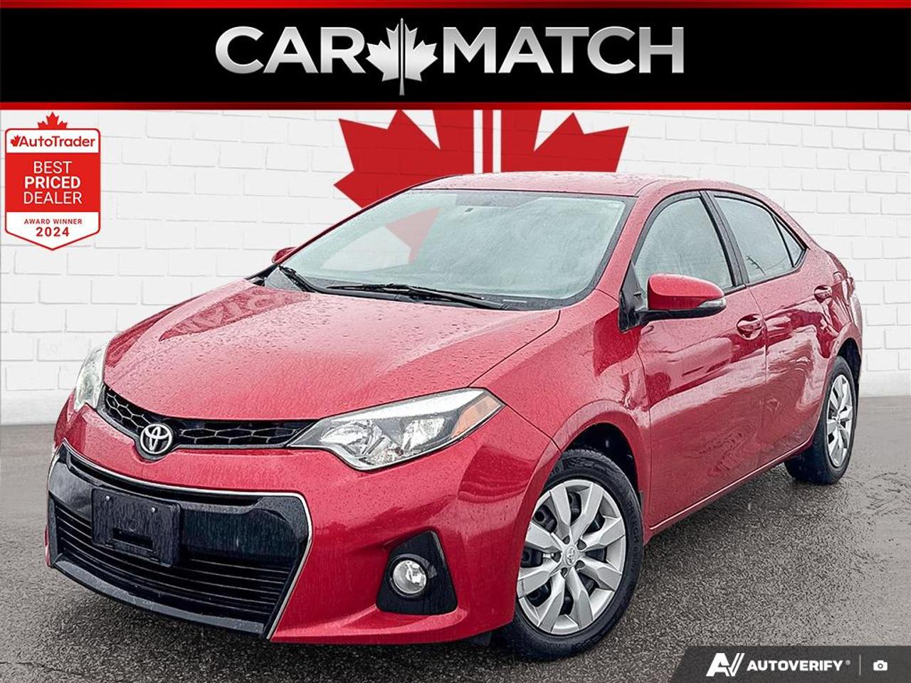 2015 Toyota Corolla S / NO ACCIDENTS / LEATHER / HEATED SEATS / CRUISE - Photo #1