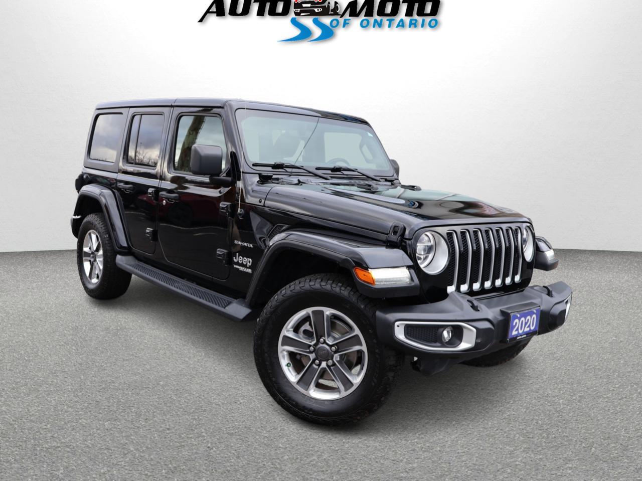 2020 Jeep Wrangler UMLIMITED SAHARA CERTIFIED CAMERA NAV BLUETOOTH LEATHER HEATED SEATS CRUISE ALLOYS - Photo #1