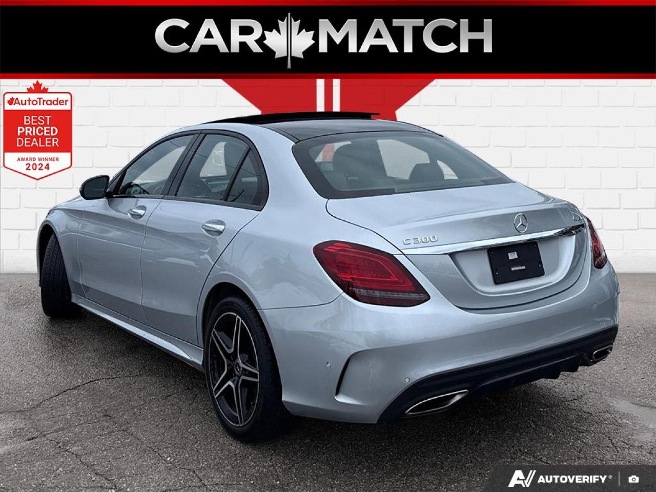 2021 Mercedes-Benz C-Class C300 / NO ACCIDENTS / AMG / PANO ROOF / NAV Photo3