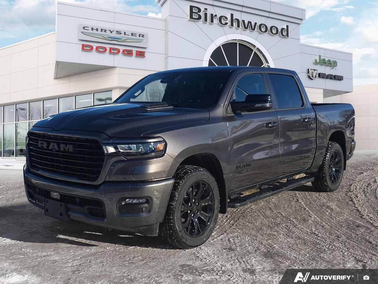 Trailer Sway Control
Brake Assist
Advanced Brake Assist
Electronic Stability Control
Hill Start Assist
Traction Control
Electronic Roll Mitigation
Advanced multistage front air bags
Front height adjusting shoulder belts
Supplemental side air bags
Child Seat Anchor SystemLATCH Ready
Supplemental front seatside air bags
Supplemental side curtain front and rear air bags
Introducing the 2026 Ram 1500 Sport: The future of truck innovation is here! This brand-new model combines power, efficiency, and cutting-edge technology to deliver an unparalleled driving experience.

- Advanced 3.0L I6 Hurricane SO Twin Turbo engine for optimal performance
- Sophisticated 4WD system with anti-spin differential rear axle
- Stunning dual-pane panoramic sunroof for an open-air adventure
- Sport performance hood that turns heads and enhances aerodynamics
- State-of-the-art Uconnect 5W Nav system with a massive 12.0 display
- Adaptive cruise control and collision mitigation for enhanced safety
- Luxurious interior featuring heated front seats and steering wheel

Dont miss your chance to own the truck of tomorrow, today! Reserve your 2026 Ram 1500 Sport now or contact Birchwood Chrysler Dodge Jeep Ram to schedule a personalized consultation. Experience the future of trucking  your adventure awaits!
Birchwood Chrysler Dodge is your choice for New Chrysler, Dodge, Jeep, RAM vehicles in Winnipeg. 
 
With us, Experience is Everything. Complete as much or as little of your purchase online as you like. All pricing you see is what you pay. No hidden fees. All new vehicle special offers and discounts are already calculated in the pricing. On our website you can choose payment options and terms knowing these are transparent and accurate.

Start your purchase online to build your exact pricing to your specifics like how much money down, vehicle trade and any accessories or added optional protection that suits your needs.

Any questions let us know by calling (204) 774-4444, wed love to send you a video to clarify any questions about a vehicle!

Visit us in store at 90-3965 Portage Ave in the Birchwood Autopark.

Dealer permit #5686
Dealer permit #5686