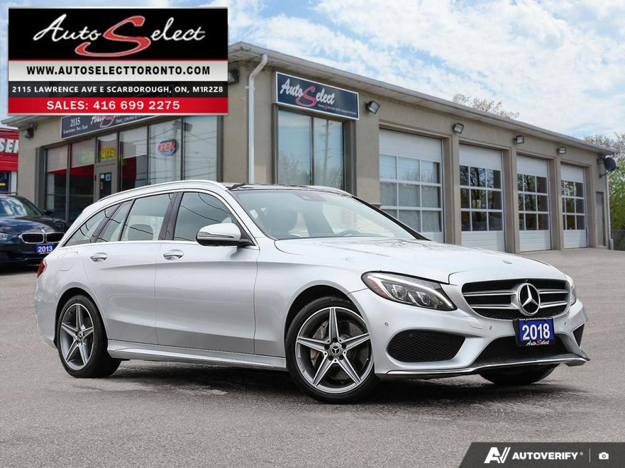 2018 Mercedes-Benz C-Class 4Matic C300 Wagon - AWD - Clean Carfax - Pan Sunroof Photo