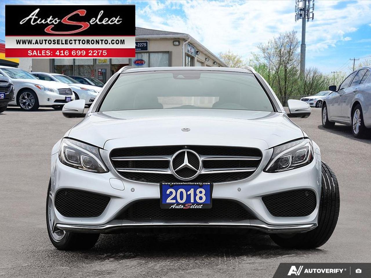 2018 Mercedes-Benz C-Class 4Matic C300 Wagon - AWD - Clean Carfax - Pan Sunroof Photo