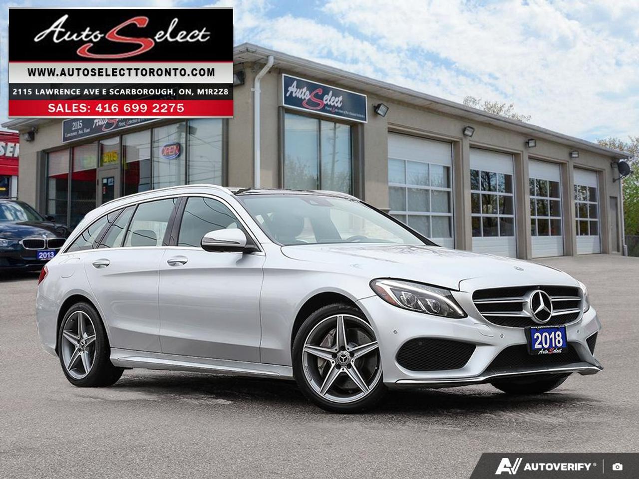 2018 Mercedes-Benz C-Class 4Matic C300 Wagon - AWD - Clean Carfax - Pan Sunroof Photo0