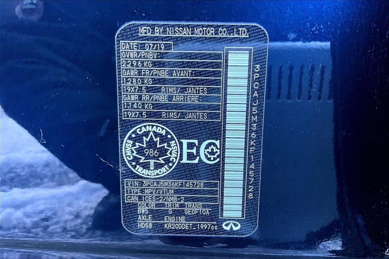 2019 Infiniti QX50 Essential | Heated Leather | Panoroof | Bose | AWD Photo