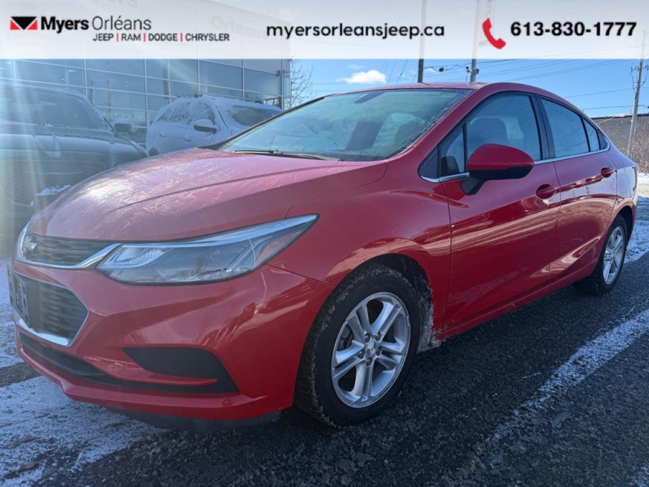 Used 2018 Chevrolet Cruze LT  - Heated Seats -  LED Lights - $58.89 /Wk for sale in Ottawa, ON