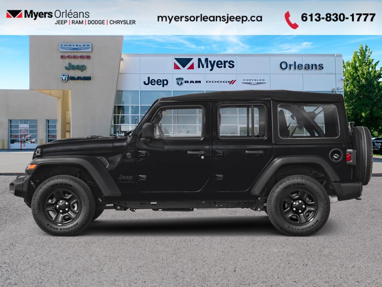 New 2026 Jeep Wrangler Sahara  - Freedom Top - $209.73 /Wk for sale in Ottawa, ON