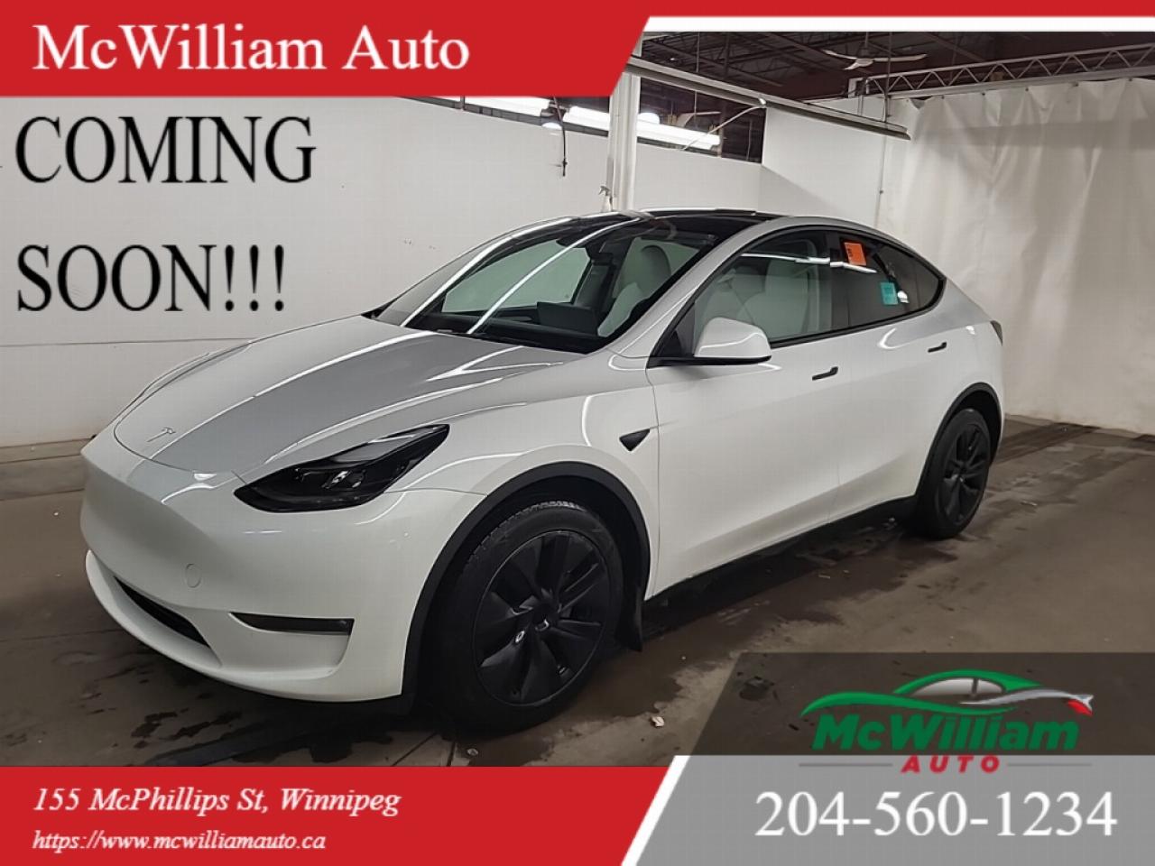 Used 2024 Tesla Model Y Long Range | COMING SOON!!! CALL FOR MORE DETAILS| for sale in Winnipeg, MB