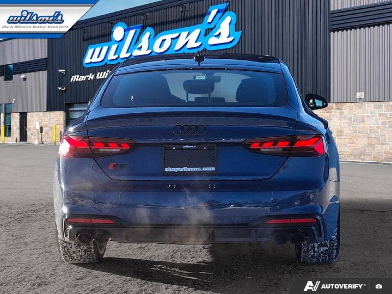 2023 Audi S5 Sportback Progressiv AWD | S-Line | Black Optic Plus | Sport | Leather | Nav | Sunroof | Heated Wheel & More ! Photo