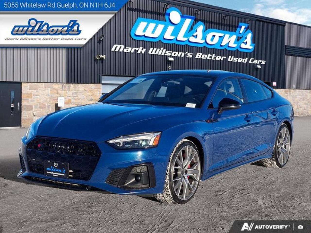 2023 Audi S5 Sportback Progressiv AWD | S-Line | Black Optic Plus | Sport | Leather | Nav | Sunroof | Heated Wheel & More ! Photo0