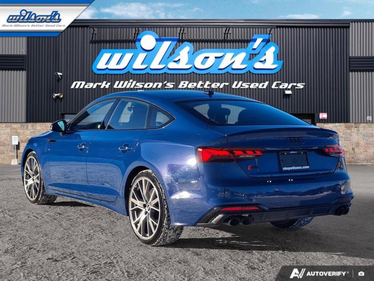 2023 Audi S5 Sportback Progressiv AWD | S-Line | Black Optic Plus | Sport | Leather | Nav | Sunroof | Heated Wheel & More ! Photo2