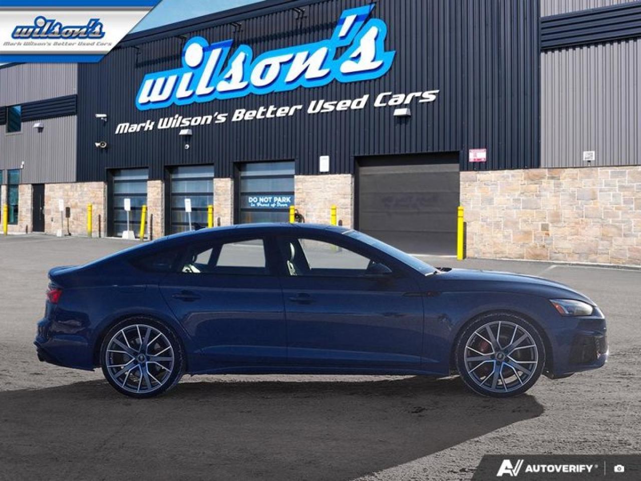 2023 Audi S5 Sportback Progressiv AWD | S-Line | Black Optic Plus | Sport | Leather | Nav | Sunroof | Heated Wheel & More ! Photo