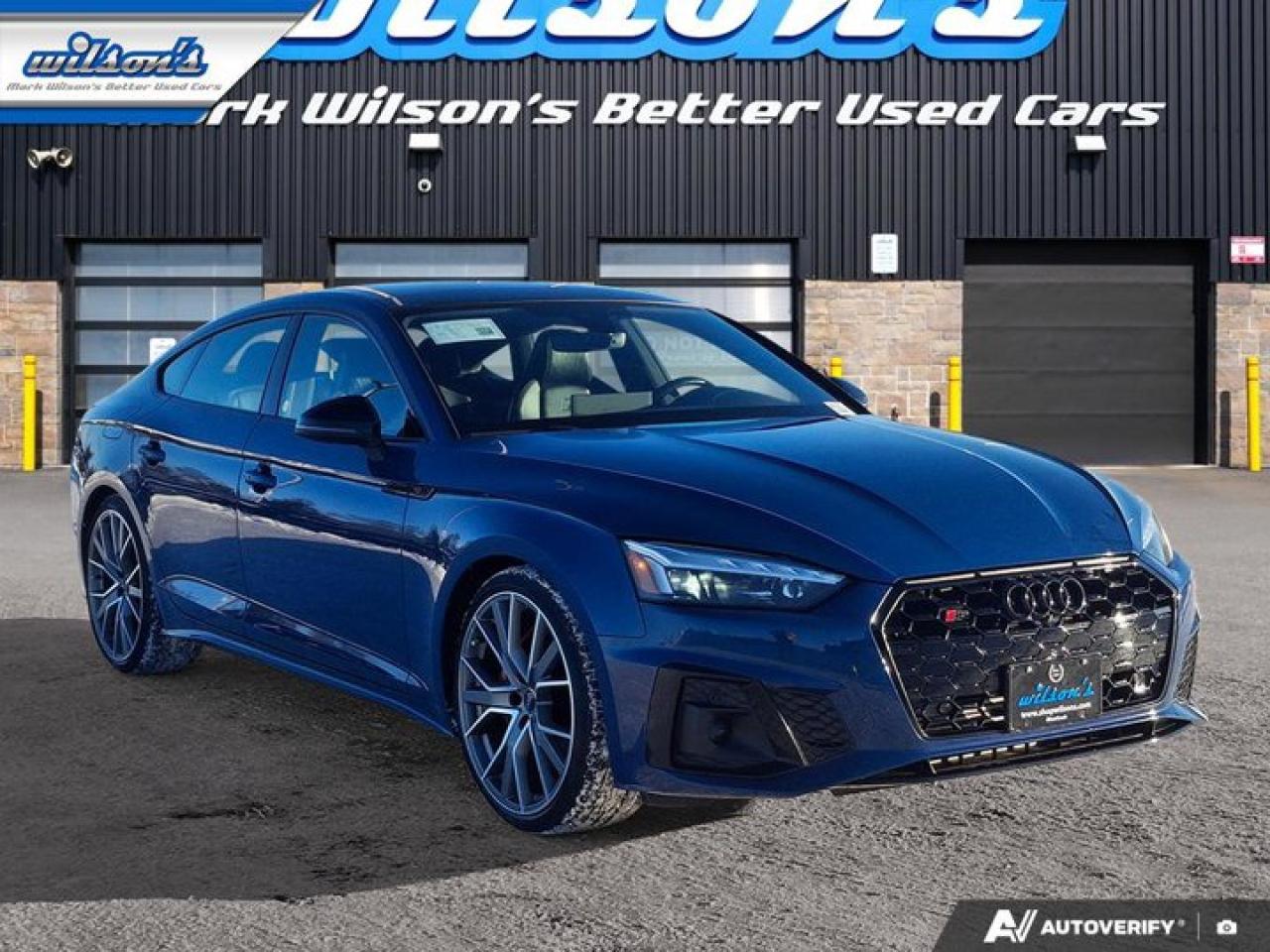 2023 Audi S5 Sportback Progressiv AWD | S-Line | Black Optic Plus | Sport | Leather | Nav | Sunroof | Heated Wheel & More ! Photo