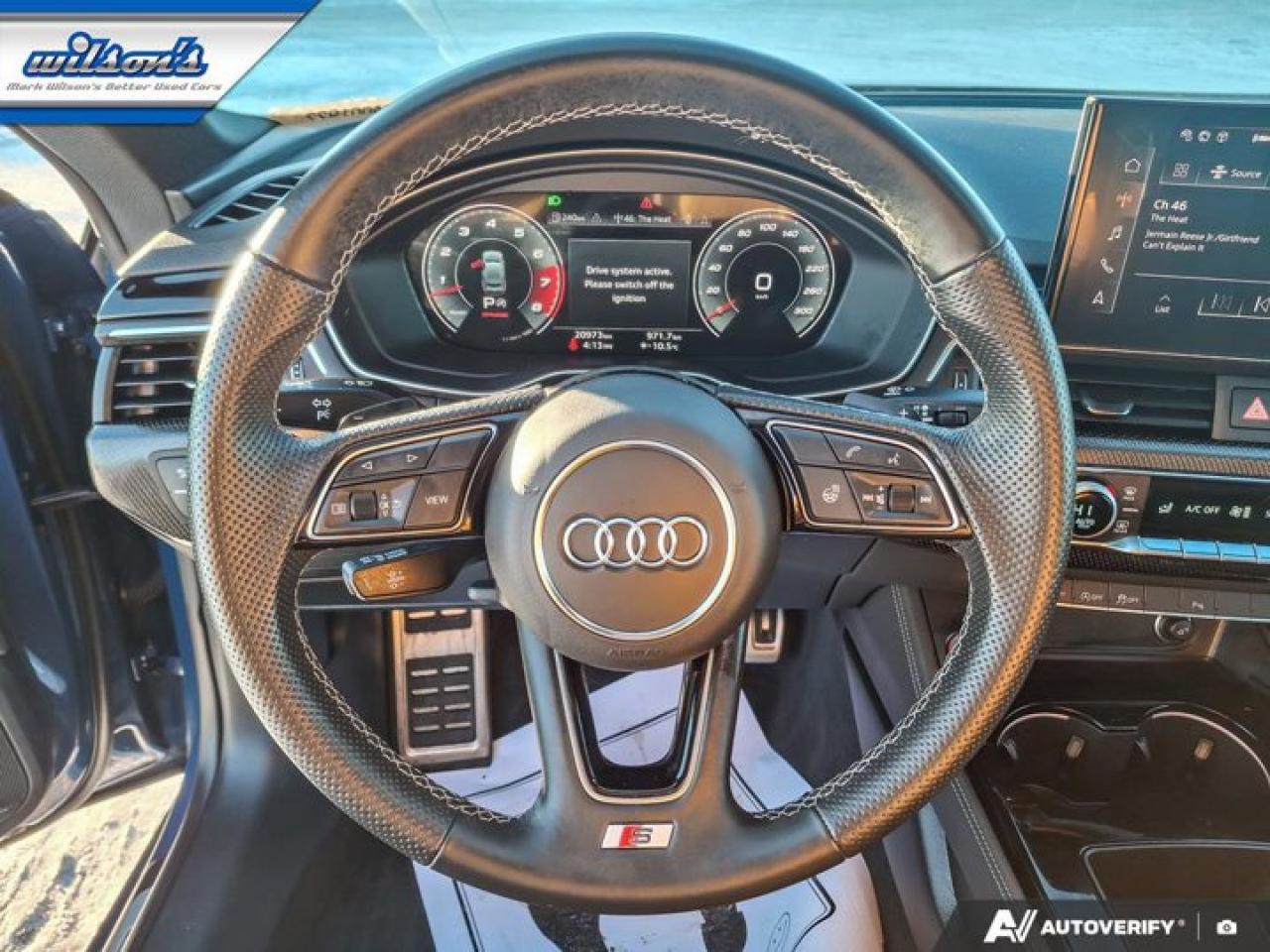 2023 Audi S5 Sportback Progressiv AWD | S-Line | Black Optic Plus | Sport | Leather | Nav | Sunroof | Heated Wheel & More ! Photo