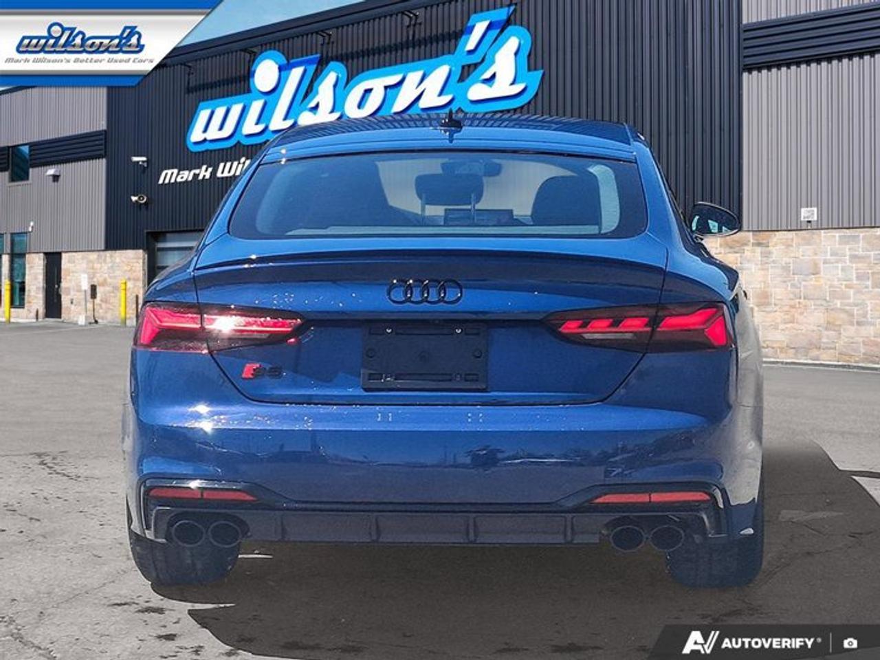 2023 Audi S5 Sportback Progressiv AWD | S-Line | Black Optic Plus | Sport | Leather | Nav | Sunroof | Heated Wheel & More ! Photo