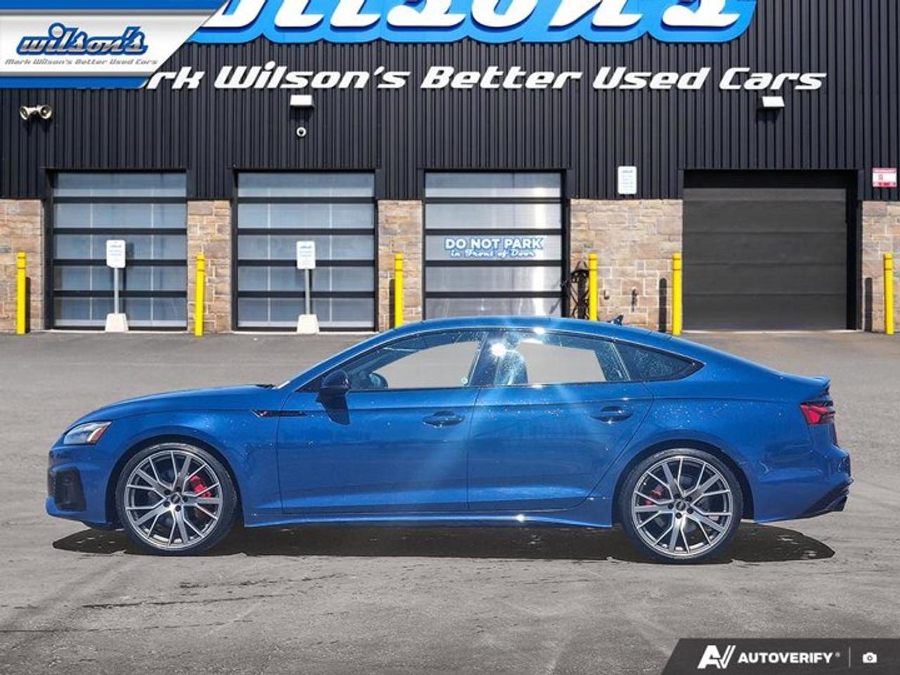 2023 Audi S5 Sportback Progressiv AWD | S-Line | Black Optic Plus | Sport | Leather | Nav | Sunroof | Heated Wheel & More ! Photo