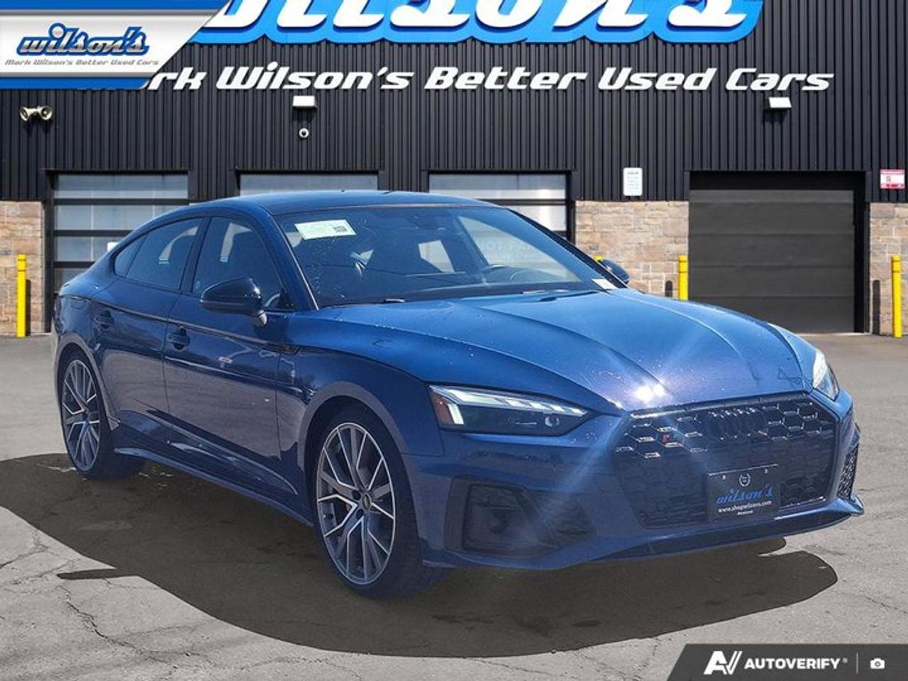 2023 Audi S5 Sportback Progressiv AWD | S-Line | Black Optic Plus | Sport | Leather | Nav | Sunroof | Heated Wheel & More ! Photo