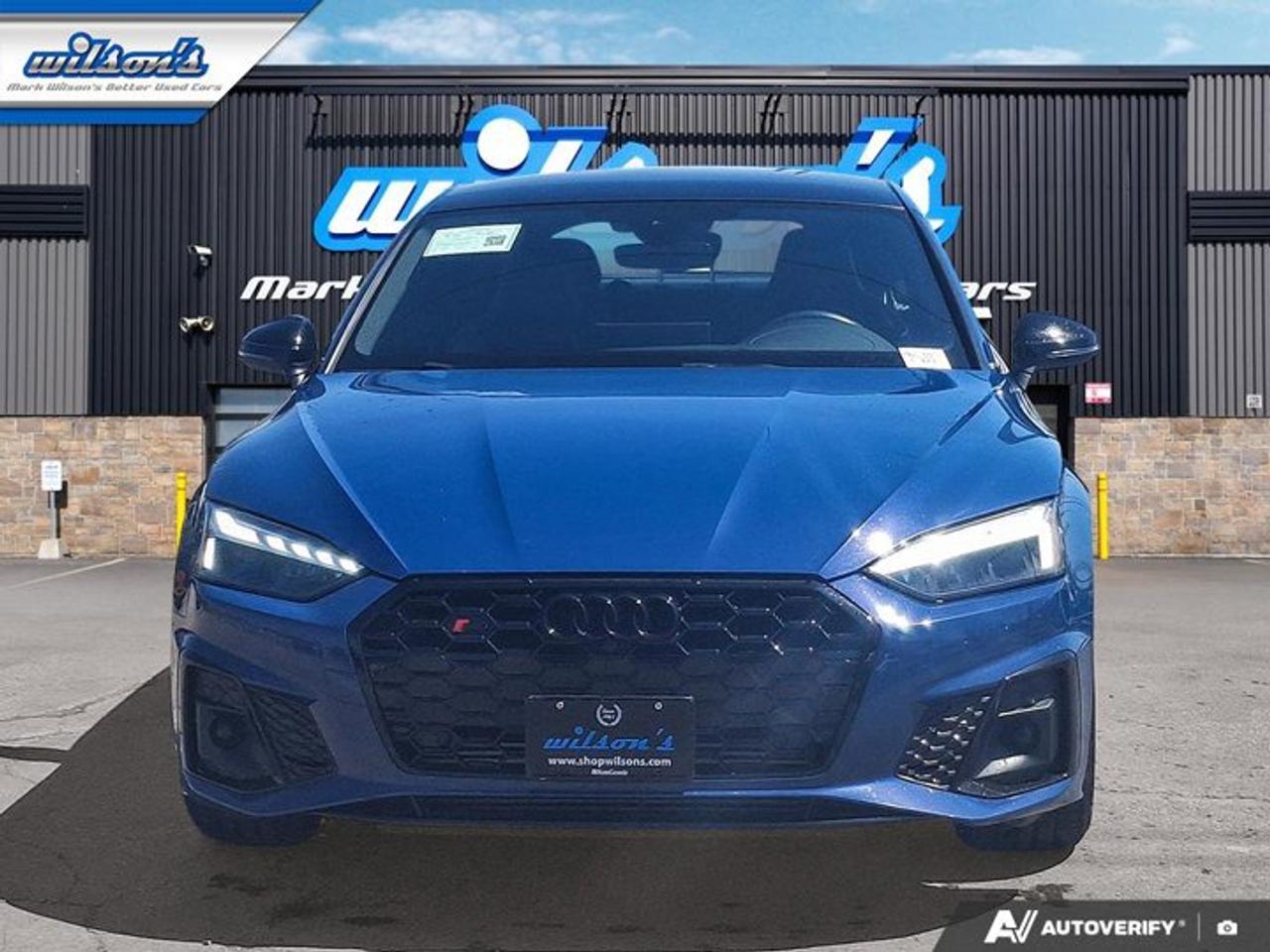 2023 Audi S5 Sportback Progressiv AWD | S-Line | Black Optic Plus | Sport | Leather | Nav | Sunroof | Heated Wheel & More ! Photo