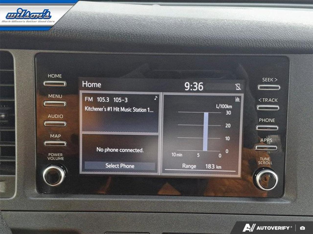 2020 Toyota Sienna 7 Passenger | V6 | Radar Cruise | Rear Camera | Bluetooth | Keyless Entry | and More ! Photo