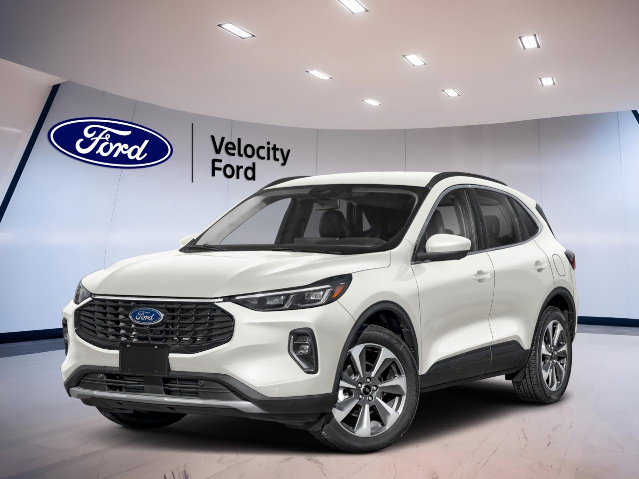 Experience the versatility and innovation of the brand new 2026 Ford Escape Active AWD, now available at Velocity Ford in Moose Jaw. With its crisp white exterior and sleek black interior, this four-door SUV offers modern styling and practicality for Canadian families and adventurers alike. Powered by a fuel-efficient 1.5-litre gas engine and an advanced automatic transmission, the Escape Active AWD delivers a confident, responsive drive in all seasons.

FEATURES OF THE Escape Active AWD  
»» All-wheel drive for enhanced year-round traction  
»» 1.5-litre gas engine for efficiency  
»» Eight-speed automatic transmission for smooth shifting  
»» Remote starter for added convenience  

ADVANCED SAFETY FEATURES  
»» Anti-lock Braking System (ABS) for controlled stops  
»» Blind Spot Monitor for safer lane changes  
»» Lane Departure Warning for added awareness  
»» Multiple airbags including side impact and head side  

PERFORMANCE AND EFFICIENCY  
»» Limited Slip Differential for improved grip  
»» Stability Control for confident handling  
»» Tire Pressure Monitoring for optimal safety  
»» Automatic headlights for visibility in any condition  

COMFORT AND CONVENIENCE  
»» Dual-zone climate control for personalized comfort  
»» Heated front seats for cold Canadian mornings  
»» Power steering and adjustable steering wheel  
»» Illuminated vanity mirrors for both driver and passenger  

TECHNOLOGY AND CONNECTIVITY  
»» Bluetooth integration for hands-free calls  
»» WiFi hotspot for on-the-go connectivity  
»» Satellite radio for a wide range of entertainment  
»» Steering wheel audio controls for easy access  

CARGO SPACE  
»» Rear trunk access for easy loading  
»» Split-folding rear seats for flexible storage  
»» Spacious rear cargo area for larger items  
»» Tinted windows for privacy and protection  

WHAT OTHER OWNERS LIKE  
»» Comfortable ride quality and quiet cabin  
»» User-friendly technology and infotainment system  
»» Excellent all-weather traction with AWD  
»» Practical cargo space for daily needs  

This 2026 Ford Escape Active AWDs VIN is: 1FMCU9GN7TUA36204 .