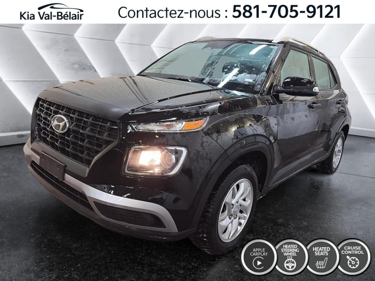Used 2025 Hyundai Venue PREFERRED *CRUISE *CAMÉRA *CARPLAY *SIÈGES/VOLANT CHAUFF for sale in Québec, QC