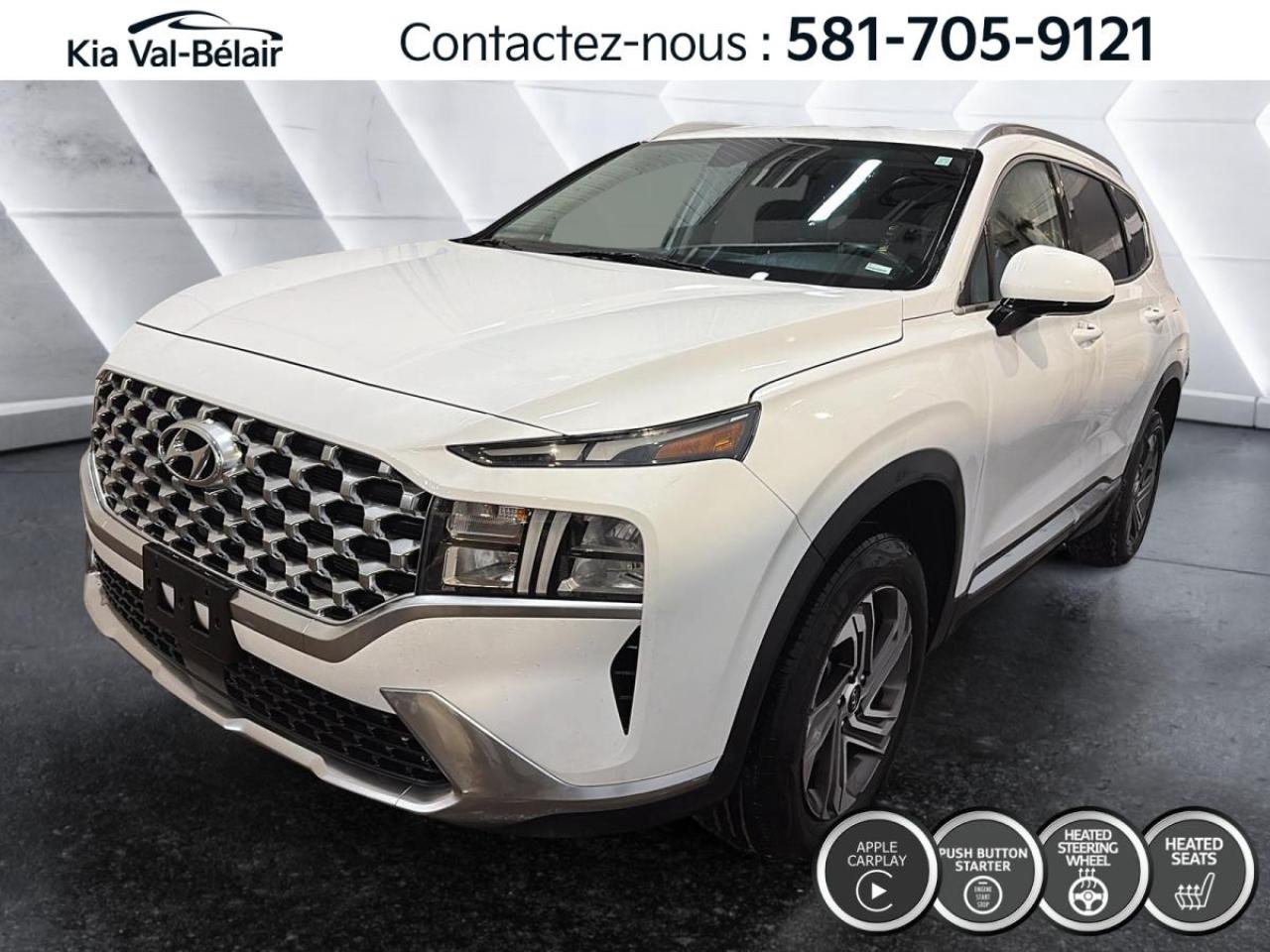 Used 2023 Hyundai Santa Fe PREFERRED *AWD *GPS *CAMÉRA *CARPLAY *SIÈGES/VOLANT CHAUFF for sale in Québec, QC
