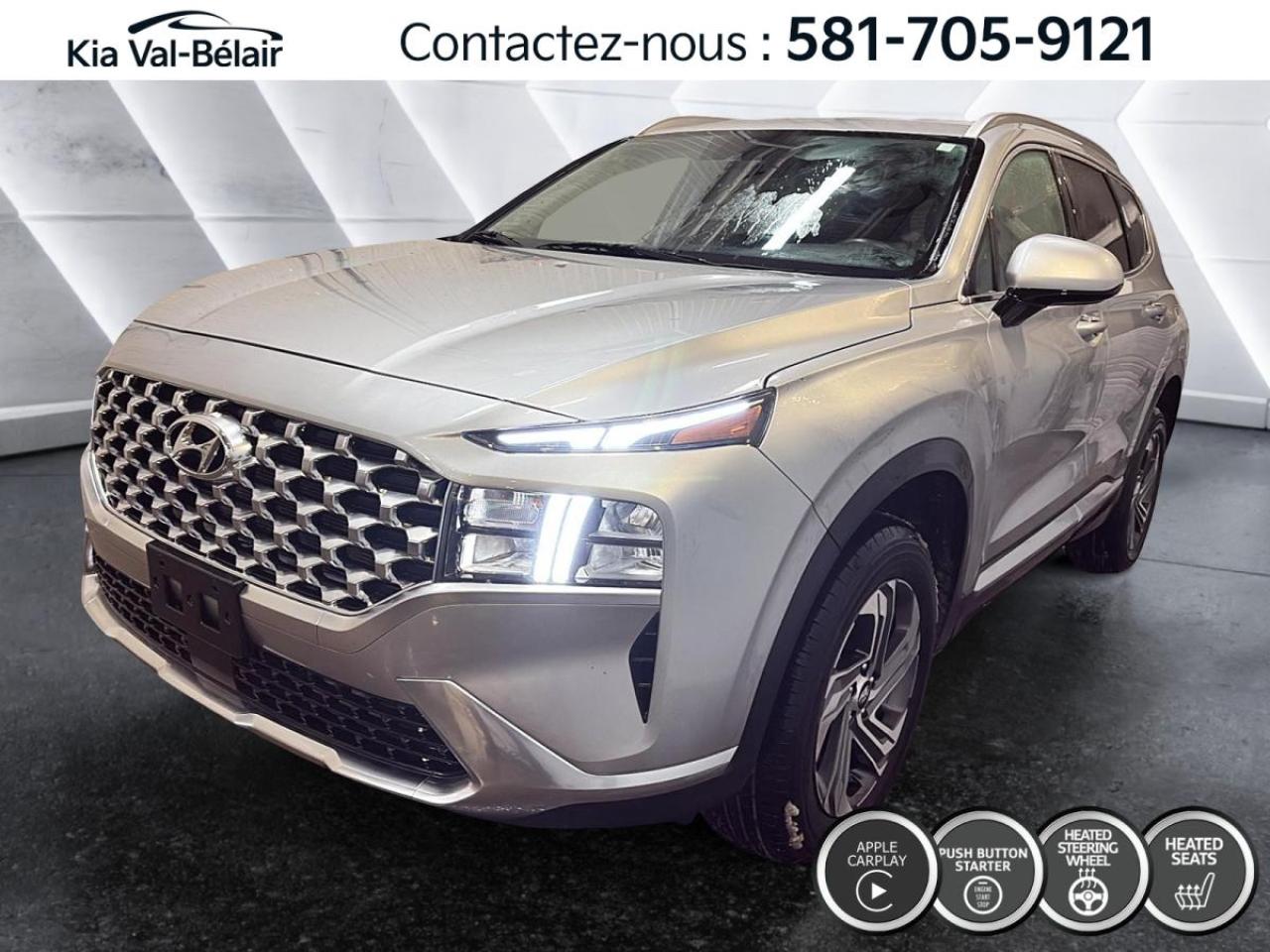 Used 2023 Hyundai Santa Fe PREFERRED *AWD *GPS *CAMÉRA *CARPLAY *SIÈGES/VOLANT CHAUFF for sale in Québec, QC