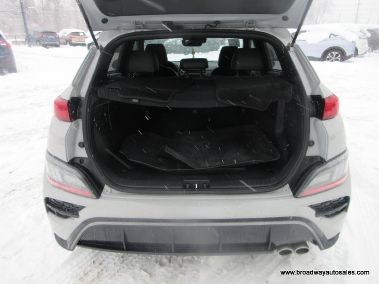 2022 Hyundai KONA ALL-WHEEL DRIVE N-LINE-PACKAGE 5 PASSENGER 1.6L - TURBO.. NAVIGATION.. POWER SUNROOF.. LEATHER.. HEATED SEATS & WHEEL.. BACK-UP CAMERA.. Photo