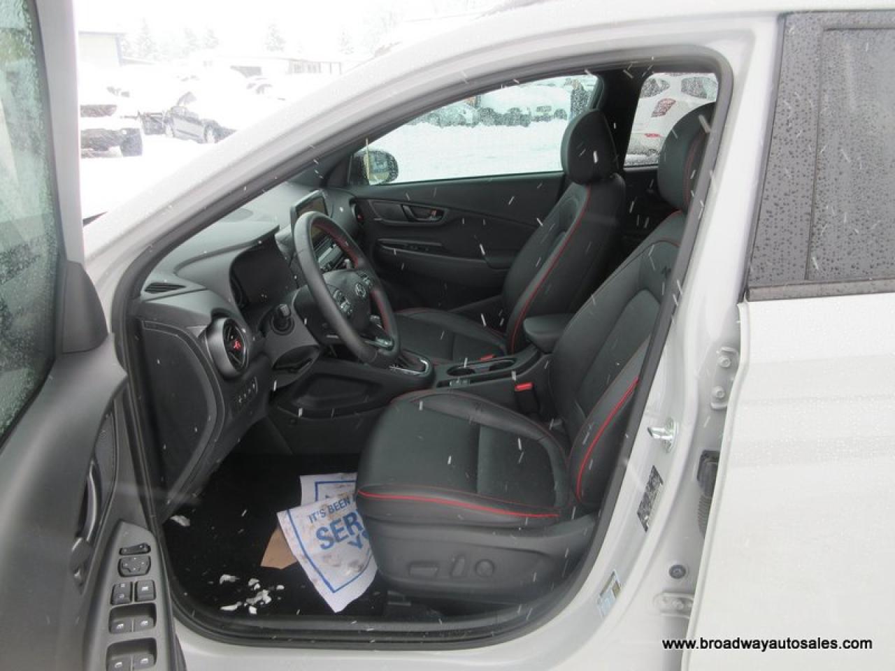 2022 Hyundai KONA ALL-WHEEL DRIVE N-LINE-PACKAGE 5 PASSENGER 1.6L - TURBO.. NAVIGATION.. POWER SUNROOF.. LEATHER.. HEATED SEATS & WHEEL.. BACK-UP CAMERA.. Photo