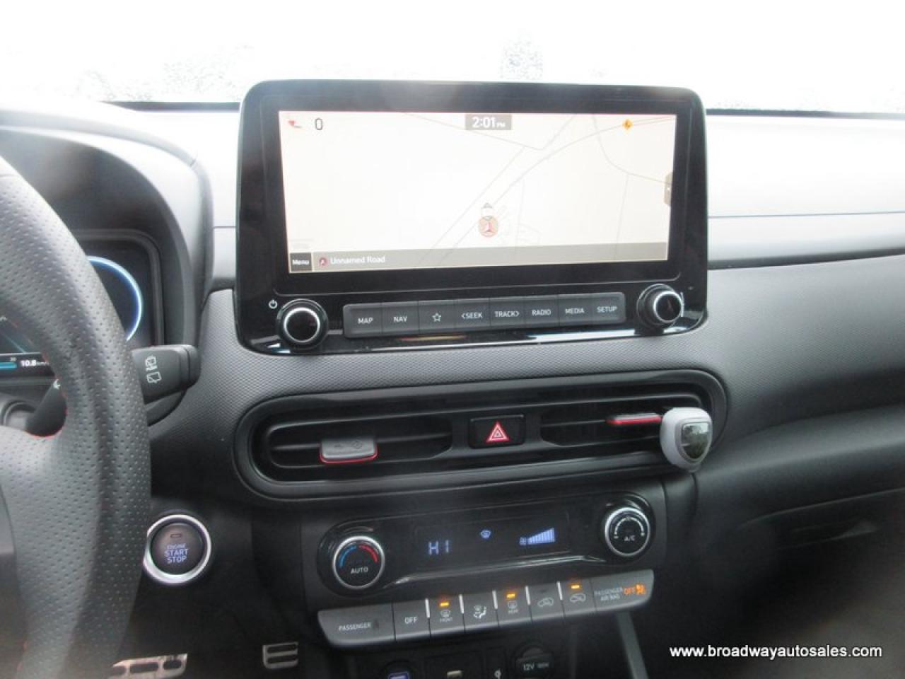 2022 Hyundai KONA ALL-WHEEL DRIVE N-LINE-PACKAGE 5 PASSENGER 1.6L - TURBO.. NAVIGATION.. POWER SUNROOF.. LEATHER.. HEATED SEATS & WHEEL.. BACK-UP CAMERA.. Photo