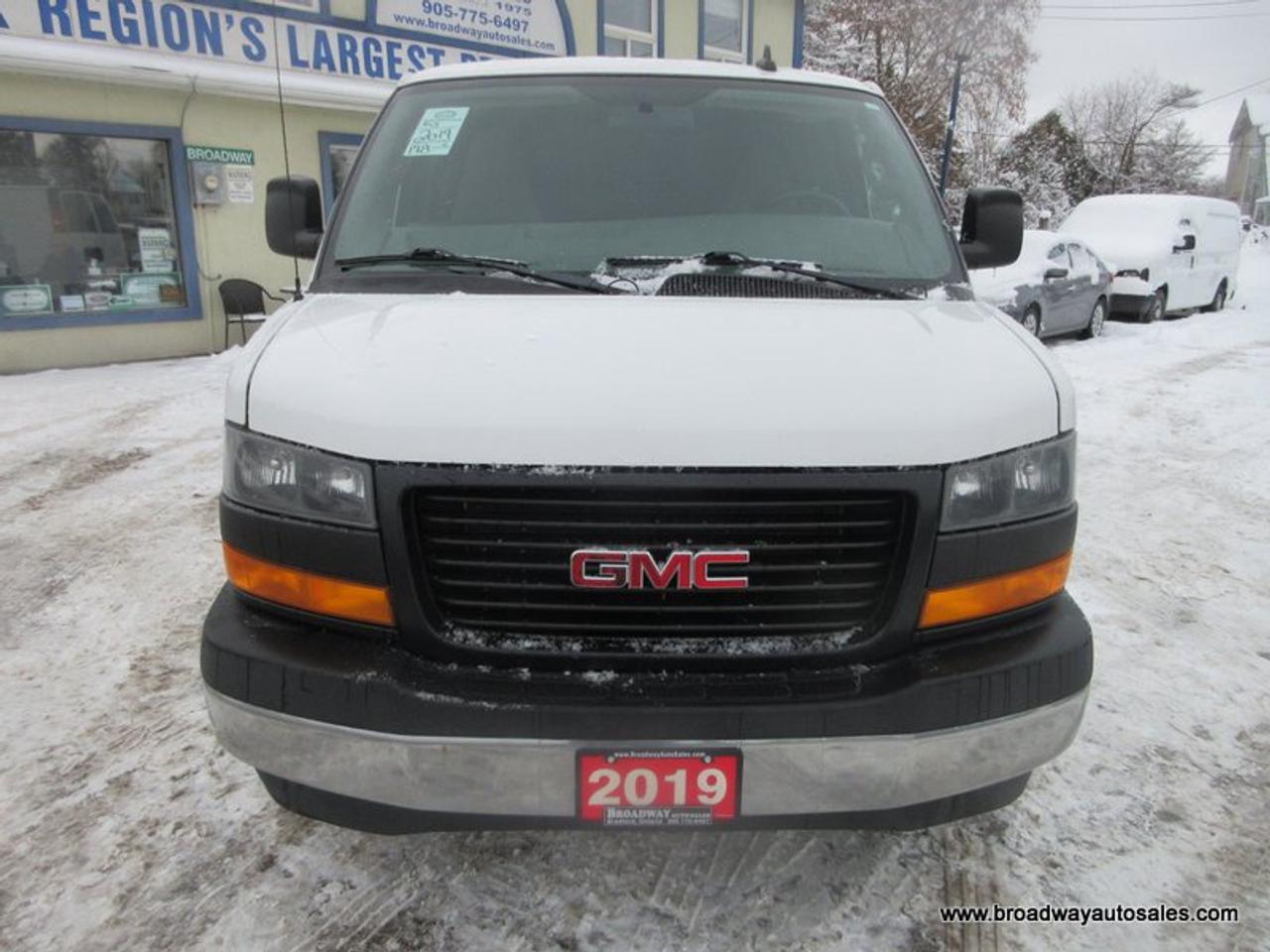 2019 GMC Savana 3/4 TON CARGO-MOVING 5 PASSENGER 6.0L - V8.. EXTENDED-CARGO-AREA.. REAR BENCH SEATING.. BARN-DOOR-ENTRANCES.. TOW SUPPORT.. Photo