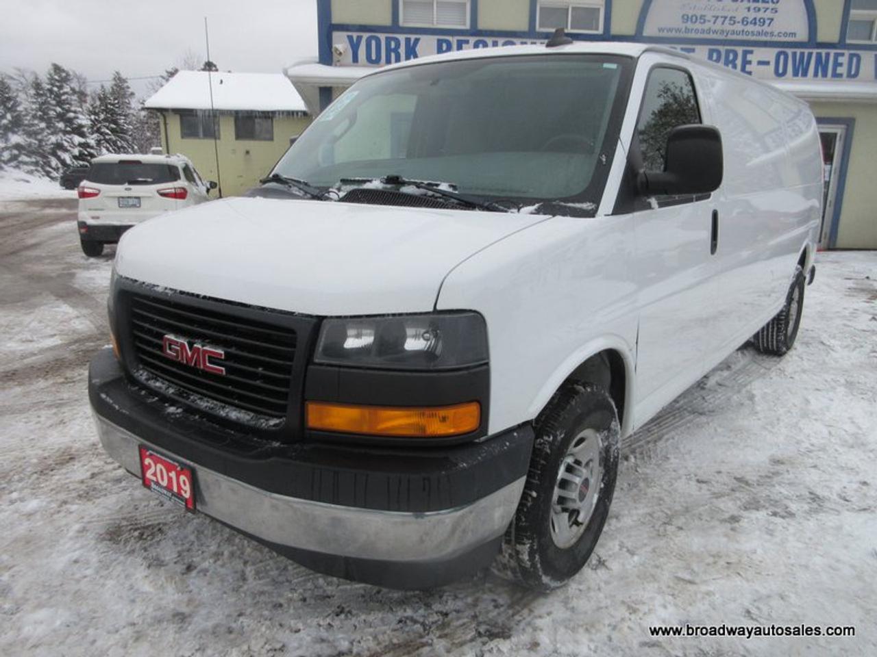 2019 GMC Savana 3/4 TON CARGO-MOVING 5 PASSENGER 6.0L - V8.. EXTENDED-CARGO-AREA.. REAR BENCH SEATING.. BARN-DOOR-ENTRANCES.. TOW SUPPORT.. Photo