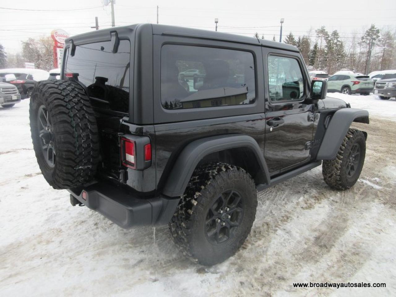 2025 Jeep Wrangler LIKE NEW WILLY'S-SPORT-MODEL 4 PASSENGER 2.0L - TURBO.. HEATED SEATS & WHEEL.. REMOVEABLE-HARD-TOP.. BACK-UP CAMERA.. BLUETOOTH SYSTEM.. Photo