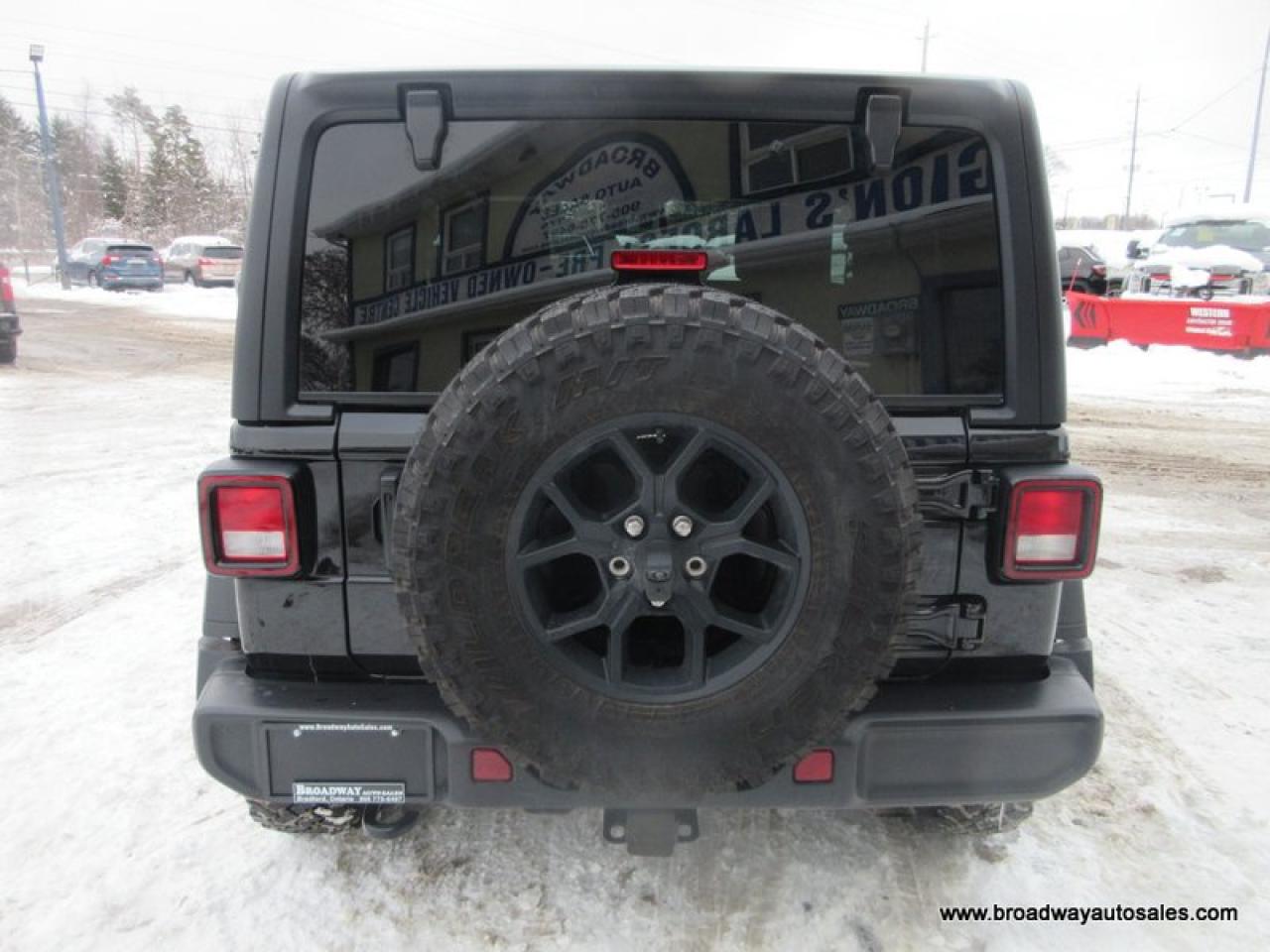 2025 Jeep Wrangler LIKE NEW WILLY'S-SPORT-MODEL 4 PASSENGER 2.0L - TURBO.. HEATED SEATS & WHEEL.. REMOVEABLE-HARD-TOP.. BACK-UP CAMERA.. BLUETOOTH SYSTEM.. Photo